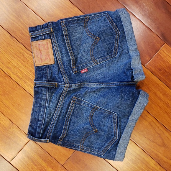 Levi's Pants - Levi's Blue Denim Jean shorts size 25. Button Fly 5 pocket
